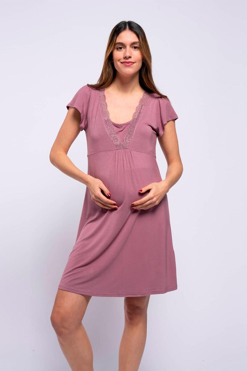 women'secret Camisón de lactancia manga corta con encaje Rebajas baratas