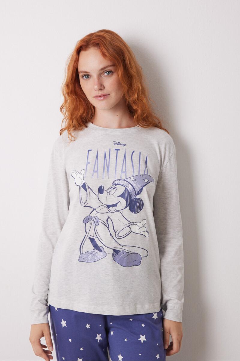 women'secret Pijama largo 100% algodón Mickey Tienda