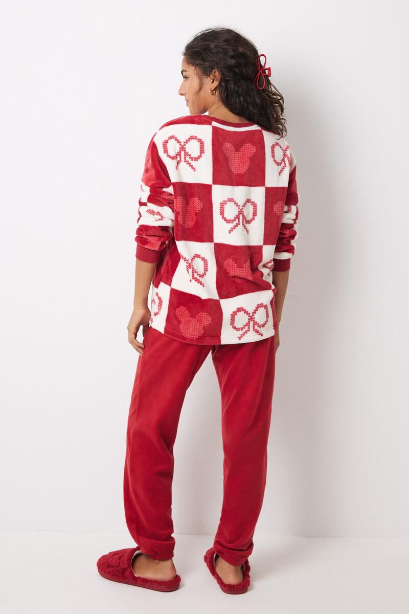 women'secret Pijama largo polar Mickey Mouse Liquidación