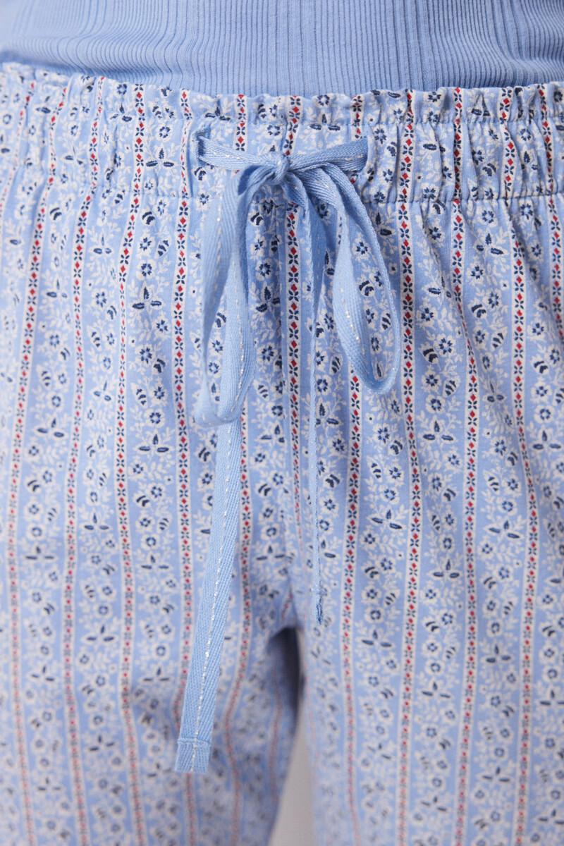 women'secret Pantalón pijama algodón flores rayas skinny Mejor oferta