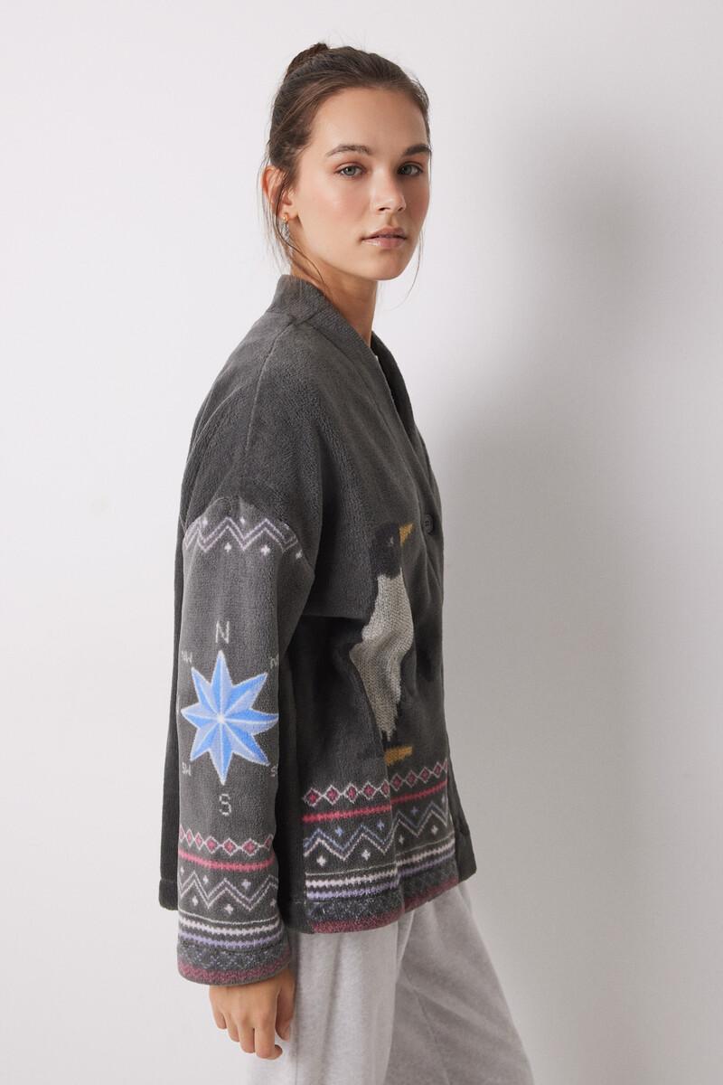 women'secret Pijama largo terciopelo pingüinos Envío gratis
