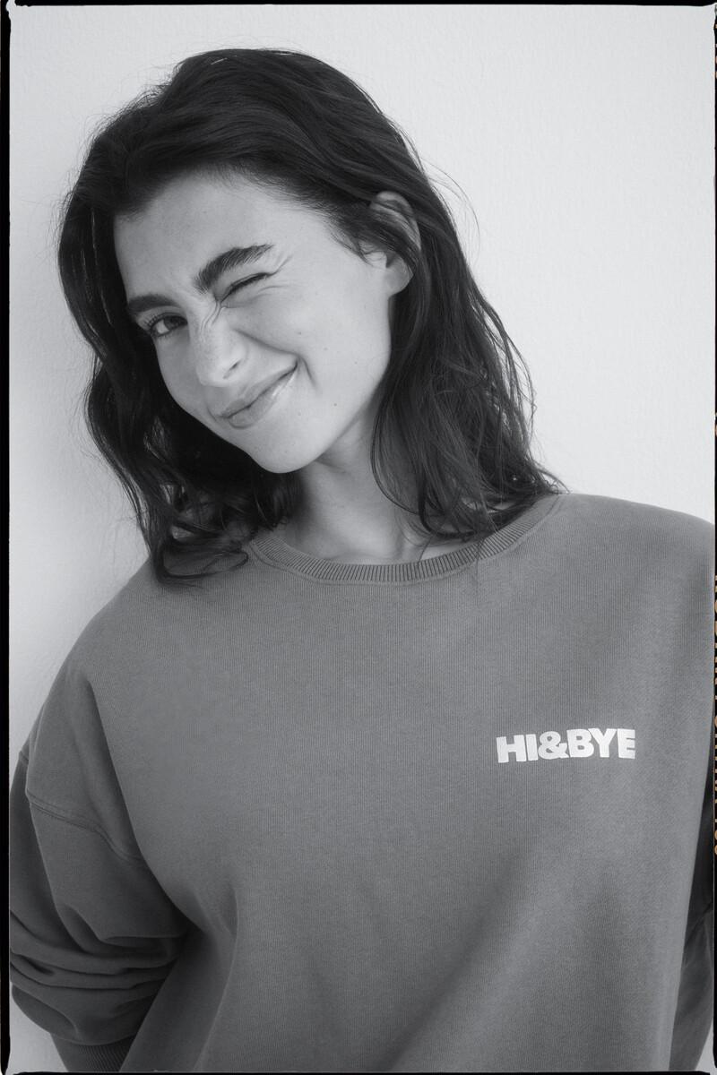 women'secret Sudadera felpa gris logo Libre de impuestos