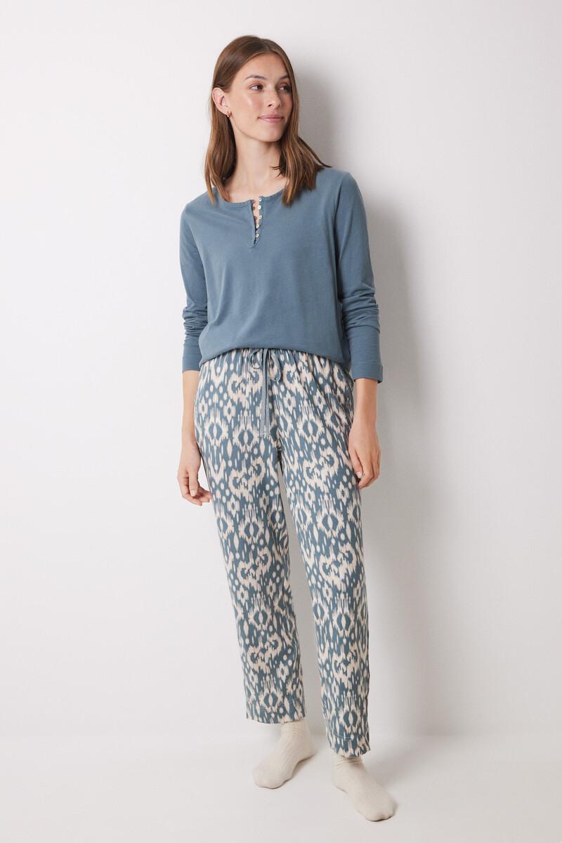 women'secret Pantalón carrot verde súper soft Descuentos del mes