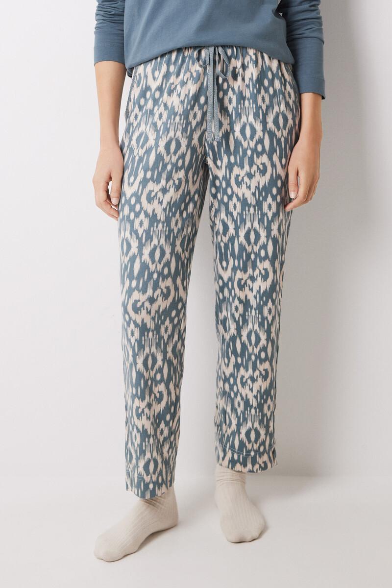 women'secret Pantalón carrot verde súper soft Descuentos del mes