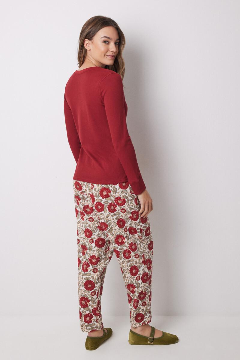 women'secret Pantalón pijama flores 100% algodón Ofertas especiales