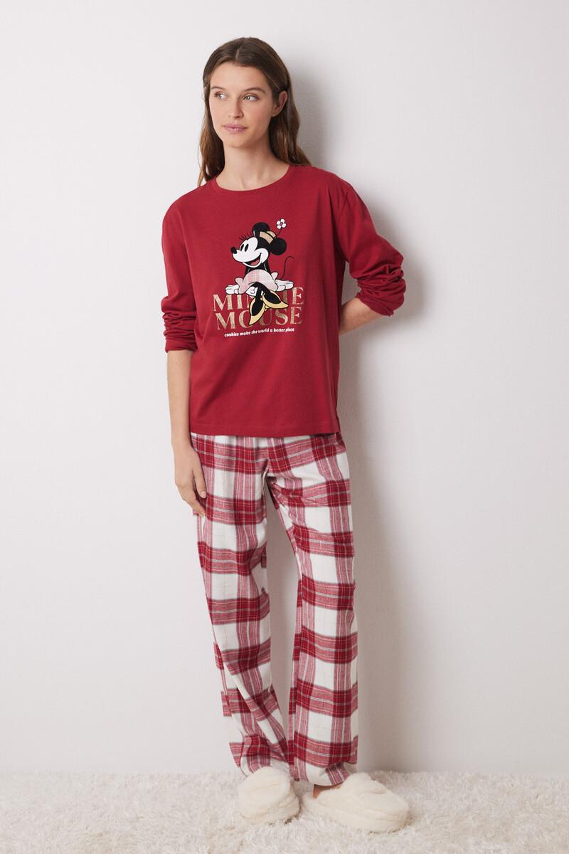 women'secret Pijama largo 100% algodón Minnie Precio ultrabajo