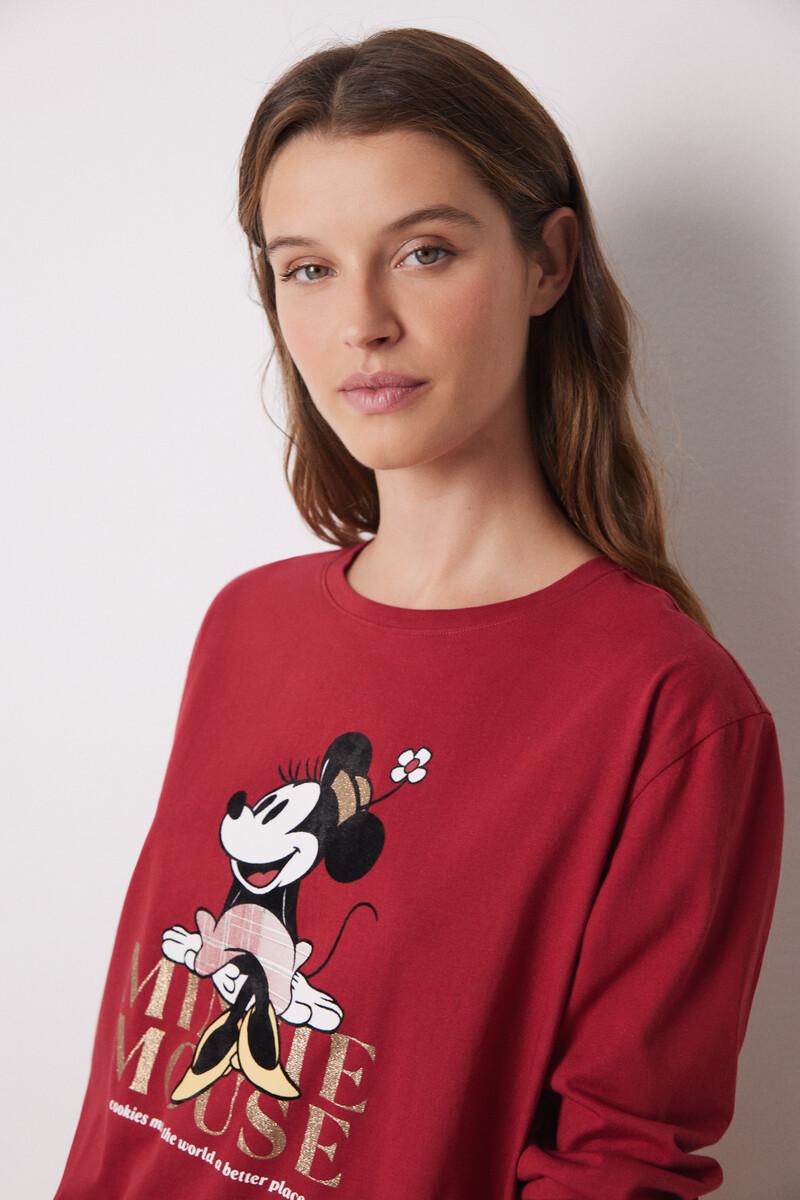women'secret Pijama largo 100% algodón Minnie Precio ultrabajo