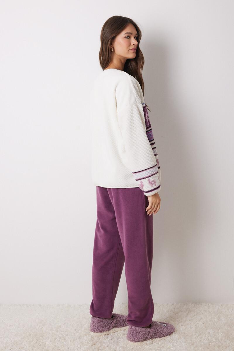 women'secret Pijama largo terciopelo relieve Mafalda 2025