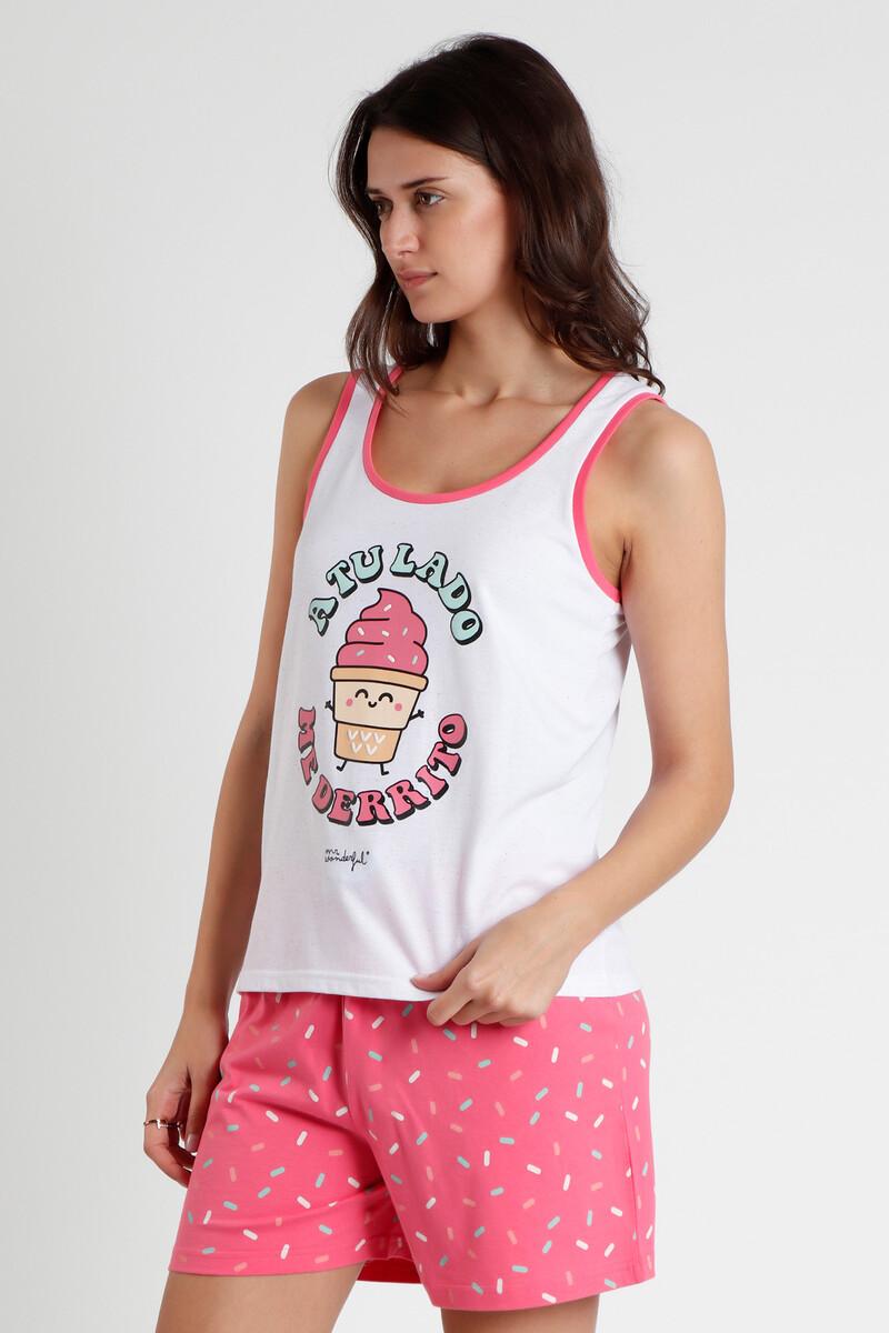 women'secret MR WONDERFUL Pijama Sin Mangas Pasada para Mujer En oferta