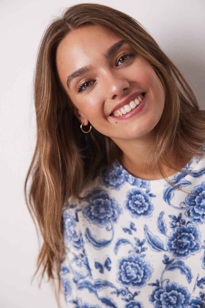 women'secret Pijama largo terciopelo elástico suave Descuento