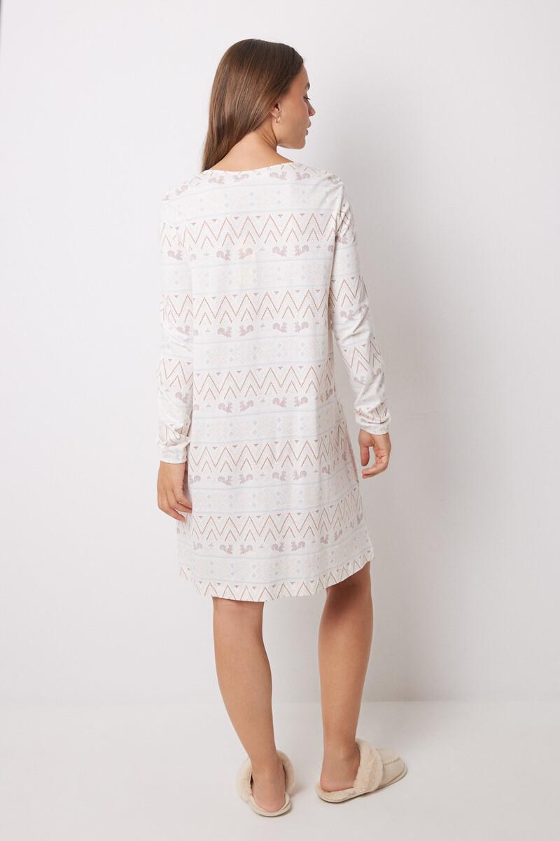 women'secret Camisón corto 100% algodón cenfas navideñas Liquidación
