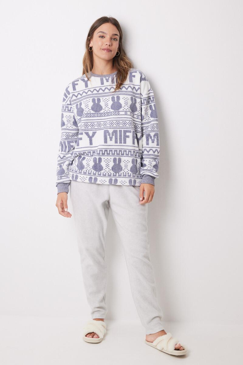 women'secret Pijama largo polar Miffy Precio de fábrica