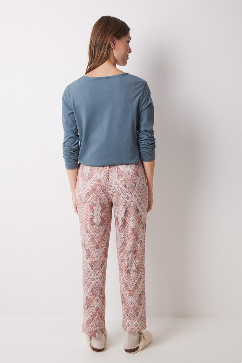 women'secret Pantalón carrot rosa súper soft Última moda