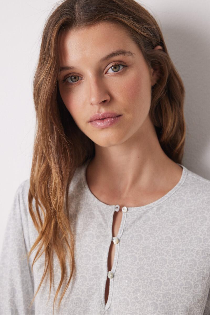 women'secret Camisón corto 100% algodón paisley Ofertas especiales