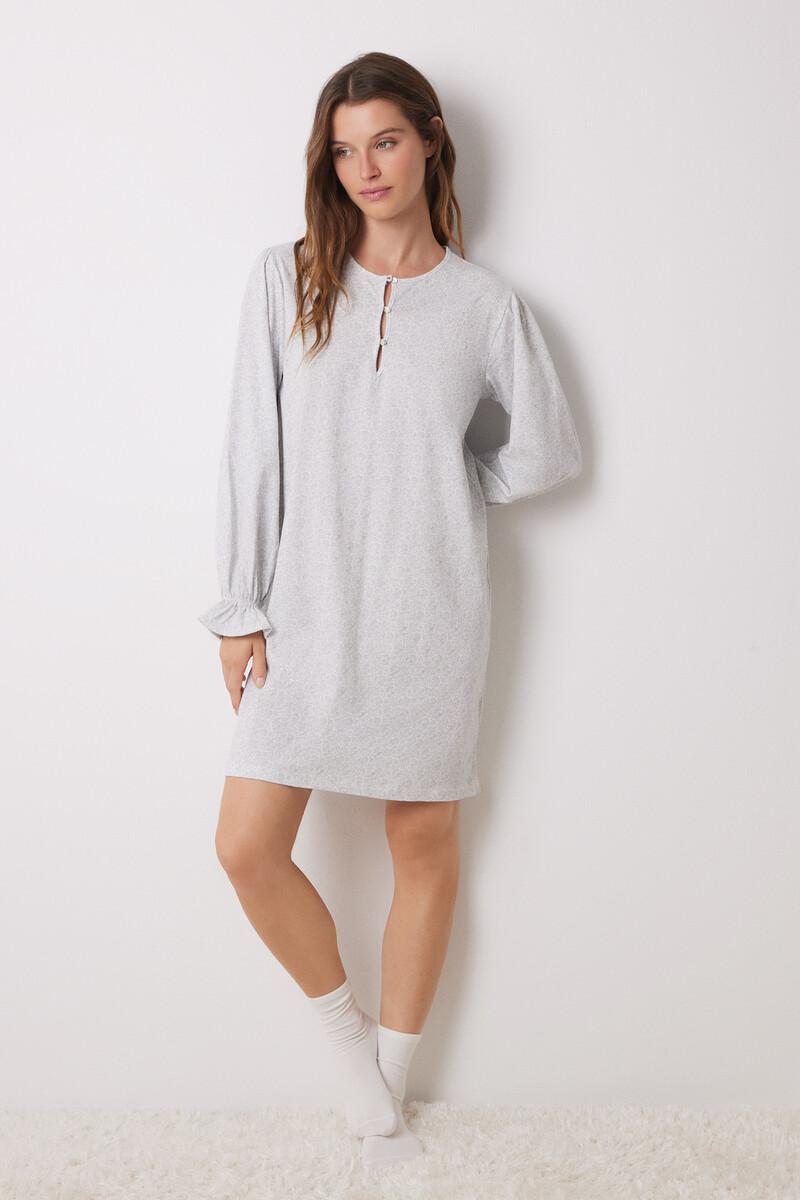 women'secret Camisón corto 100% algodón paisley Ofertas especiales