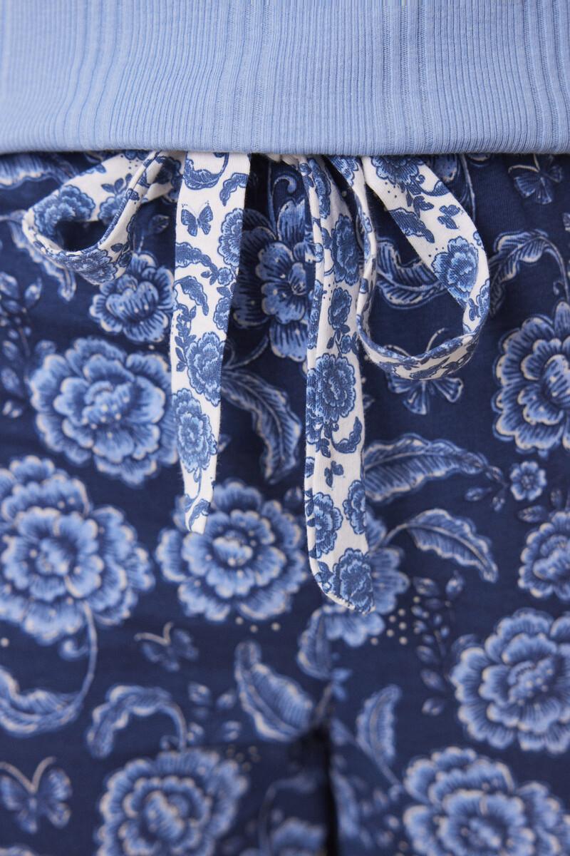 women'secret Pantalón pijama largo flores Rebajas de fin de temporada