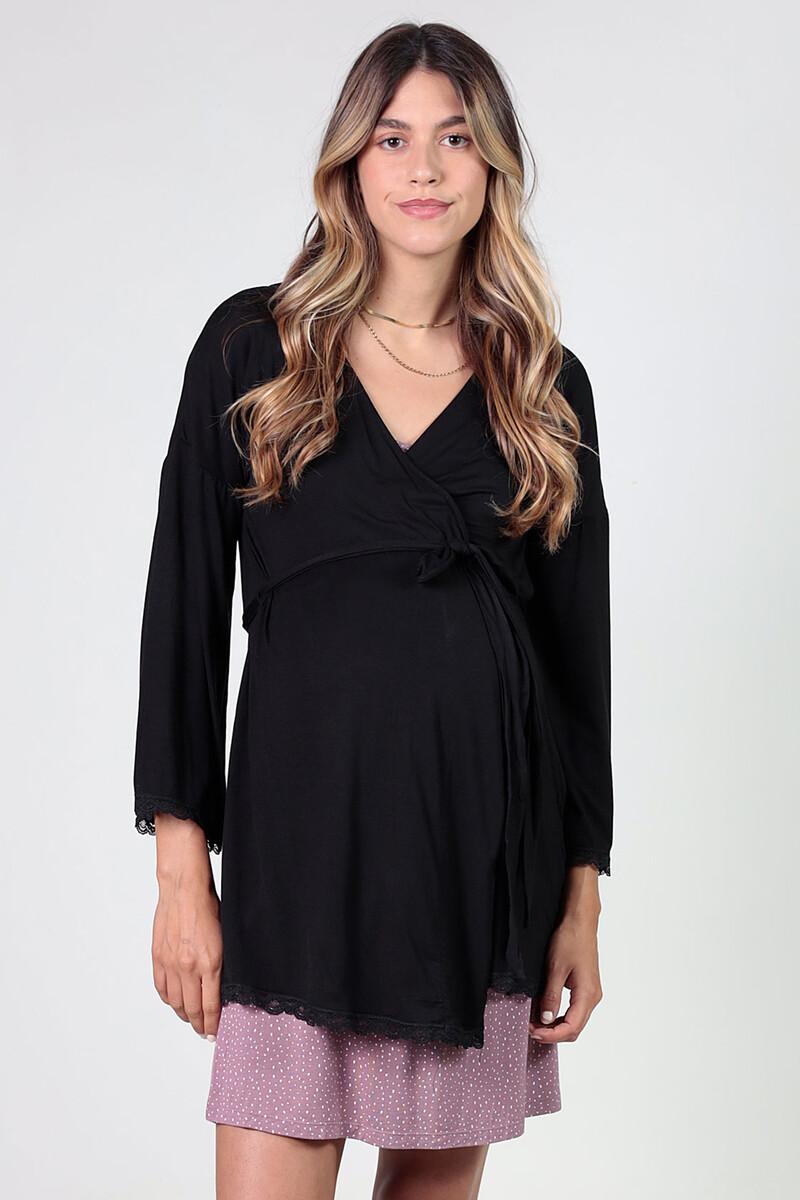 women'secret Bata maternity con encaje a tono 2025