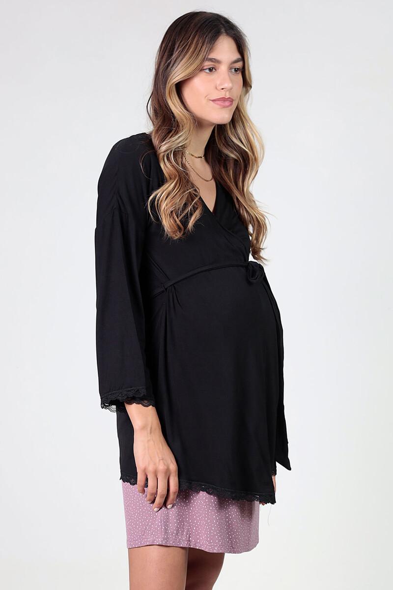 women'secret Bata maternity con encaje a tono 2025
