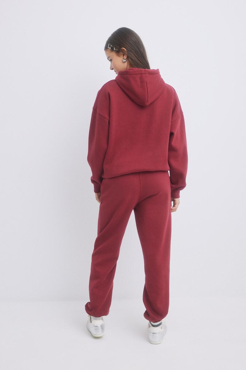 women'secret Pantalón jogger felpa rojo Rebajas