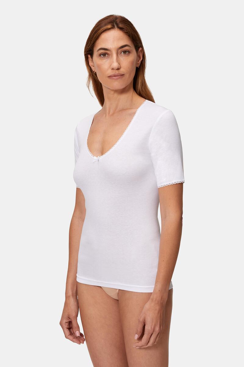women'secret Camiseta manga corta térmica fibra de invierno con toque femenino Gran oferta