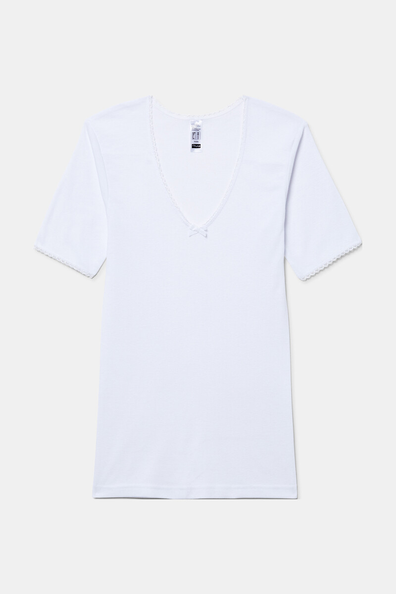 women'secret Camiseta manga corta térmica fibra de invierno con toque femenino Gran oferta