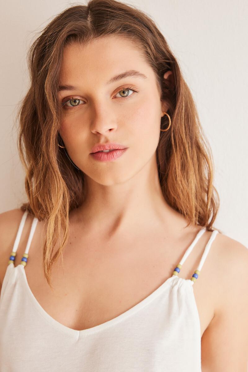 women'secret Camiseta blanco tirantes Los más vendidos