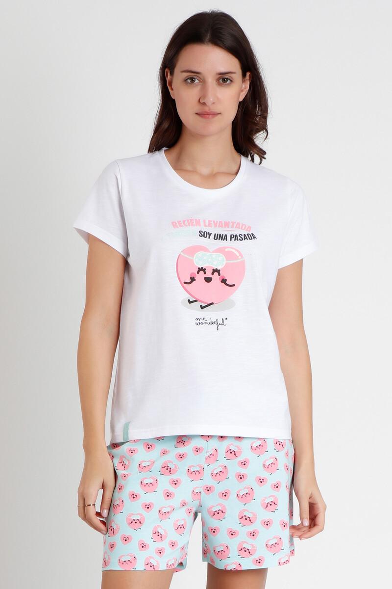 women'secret MR WONDERFUL Pijama Manga Corta Pasada para Mujer Descuento