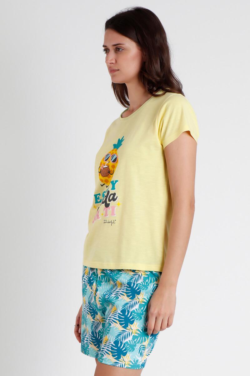 women'secret MR WONDERFUL Pijama Manga Corta Piña para Mujer Liquidación