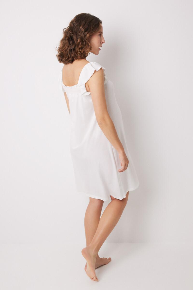 women'secret Camisón "maternity" corto blanco Rebajas online