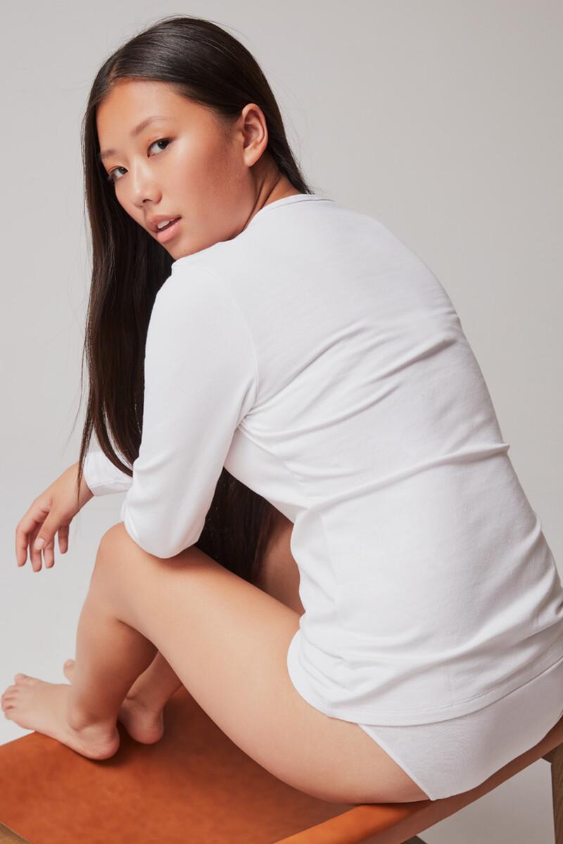 women'secret Camiseta térmica escote pico Liquidación