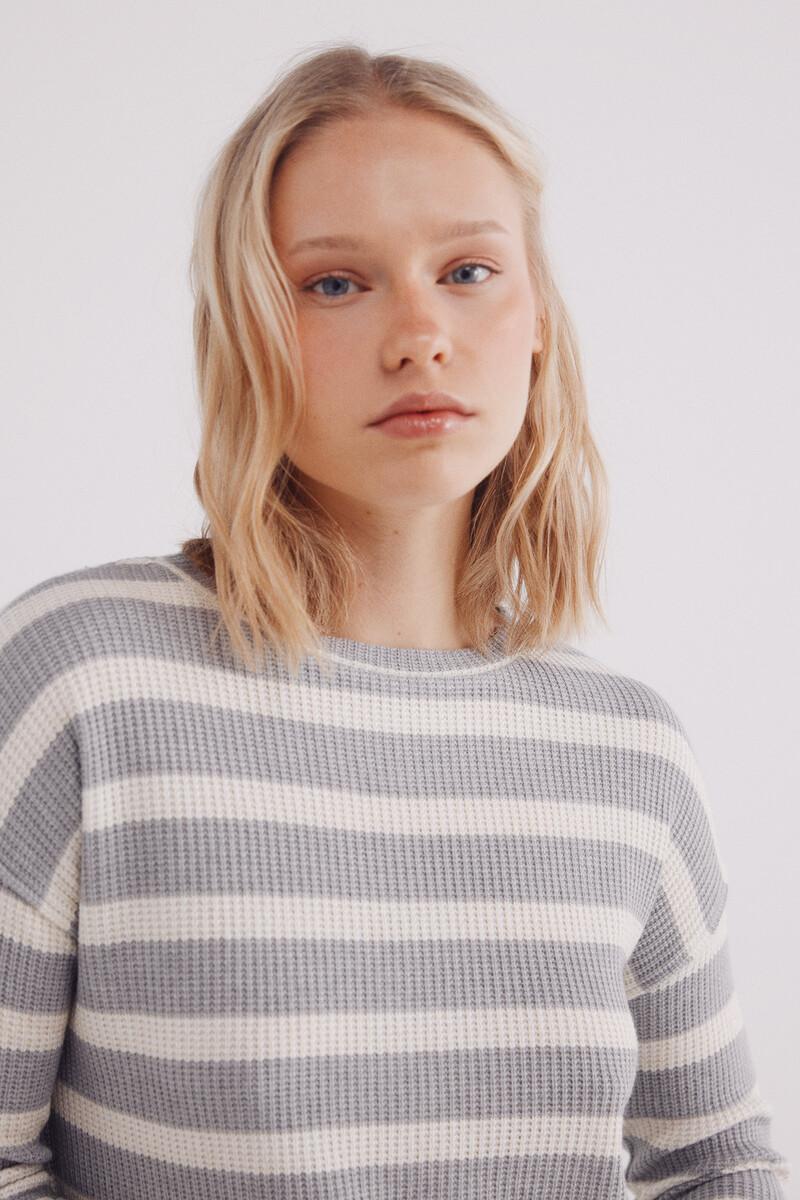 women'secret Camiseta estructura rayas Liquidación