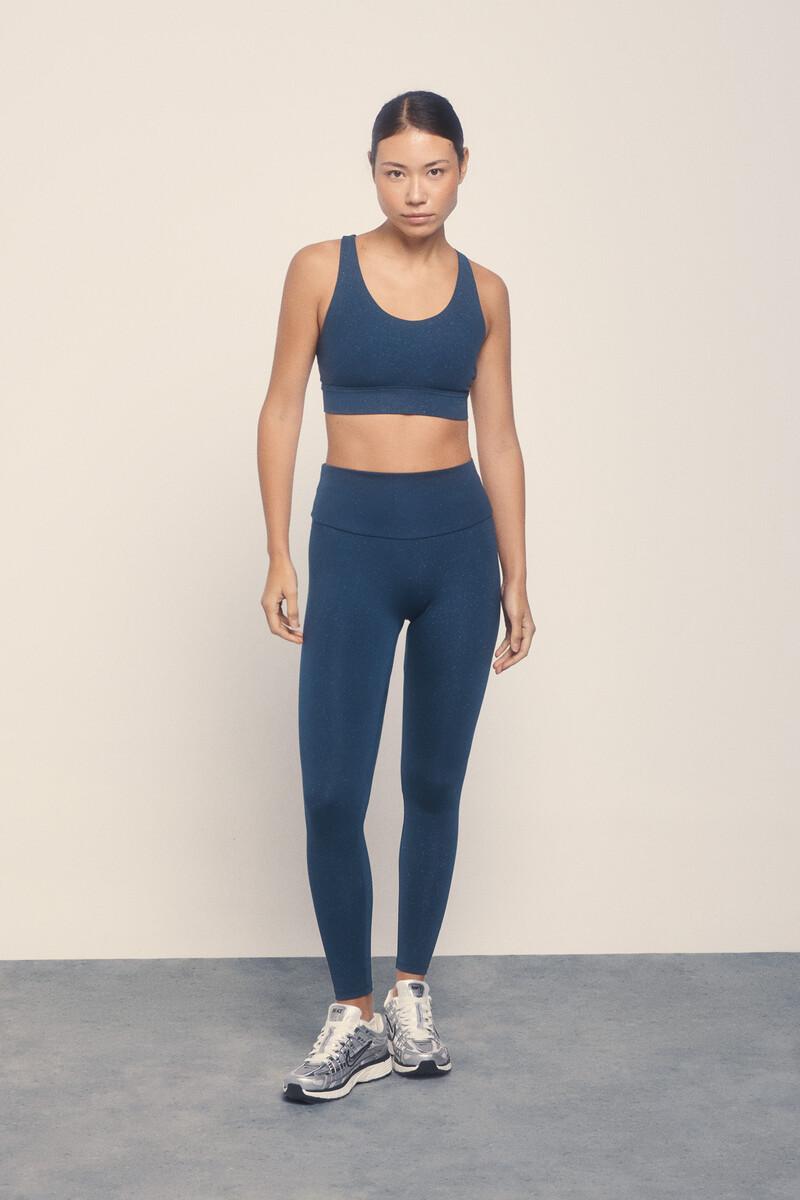 women'secret Sujetador deportivo 4D STRETCH brillo azul Último día