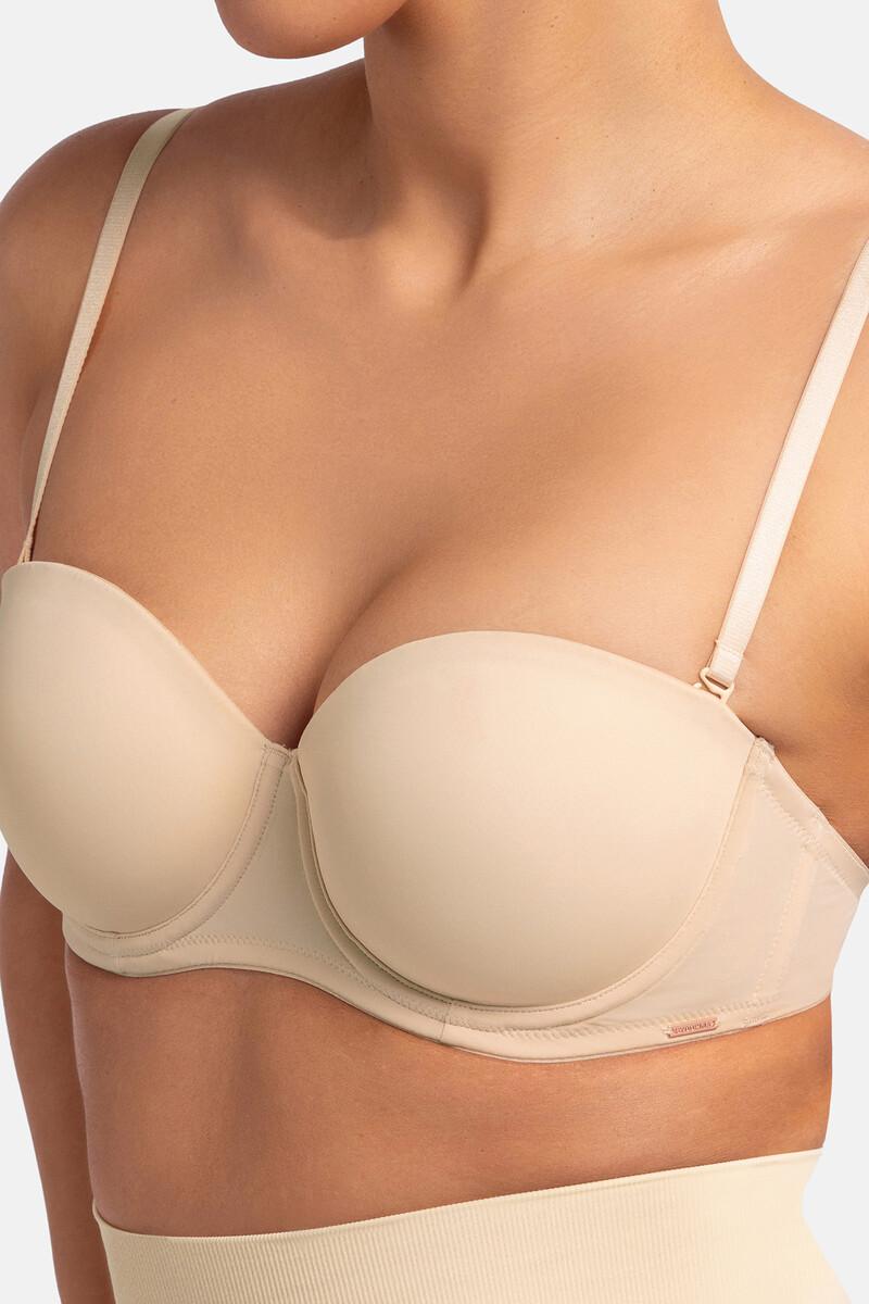 women'secret Sujetador bandeau con relleno En oferta