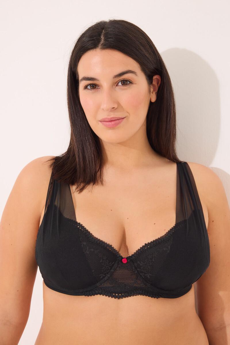 women'secret Sujetador clásico BEAUTIFUL encaje negro Precio ultrabajo