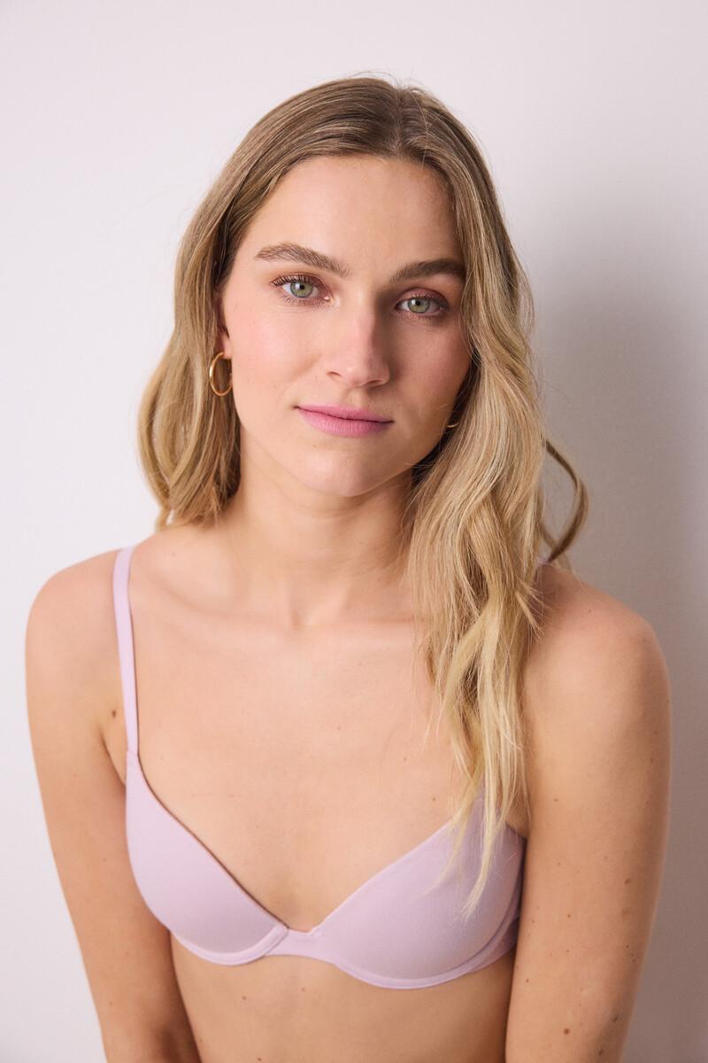 women'secret Sujetador clásico BEAUTIFUL algodón rosa Outlet