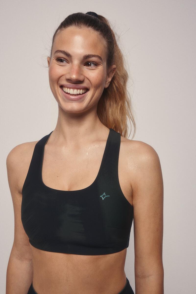 women'secret Sujetador deportivo 4D STRECH estampado verde Rebajas