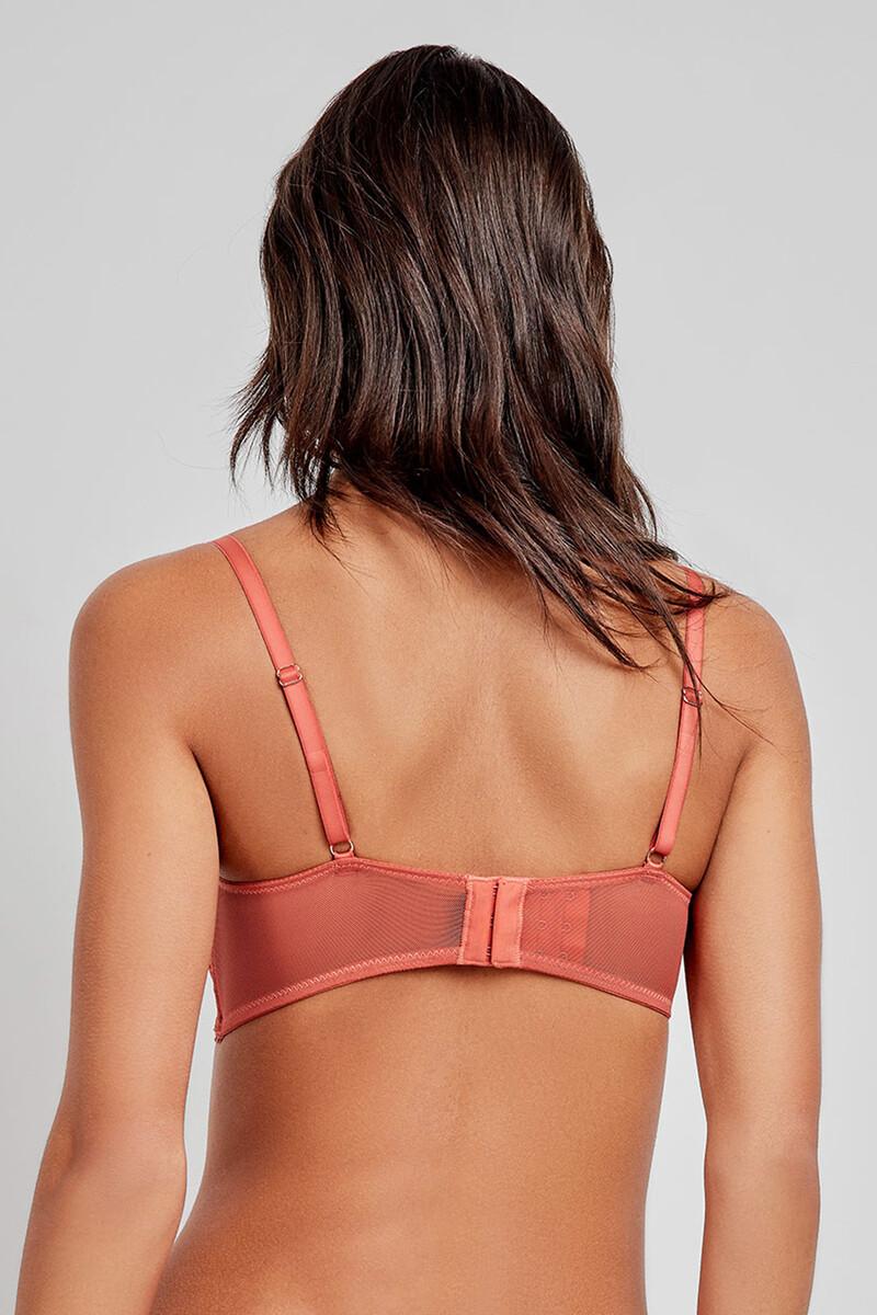 women'secret Sujetador balconette encaje naranja Solo hoy