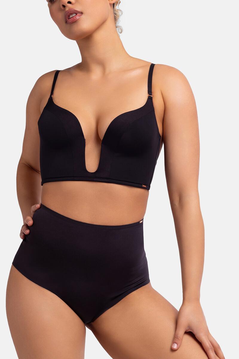 women'secret Sujetador con relleno negro ÚLTIMAS EDICIONES