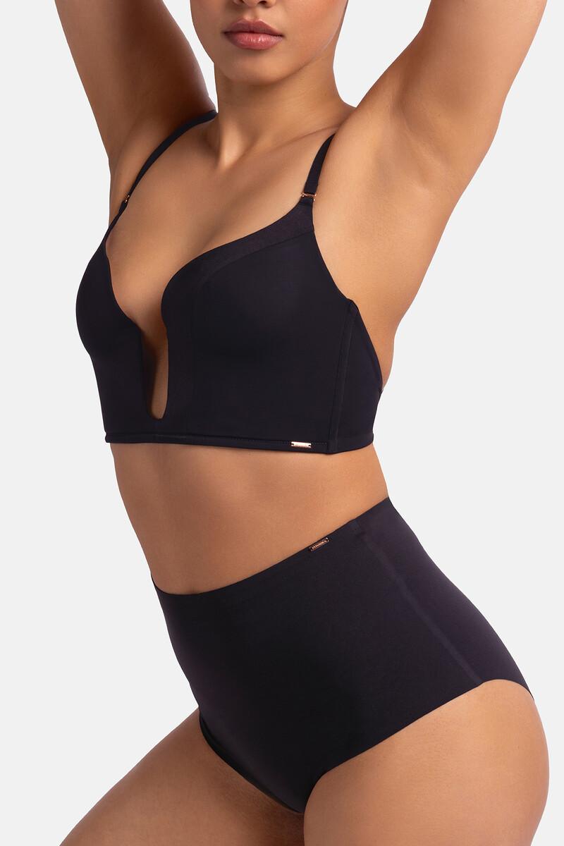 women'secret Sujetador con relleno negro ÚLTIMAS EDICIONES