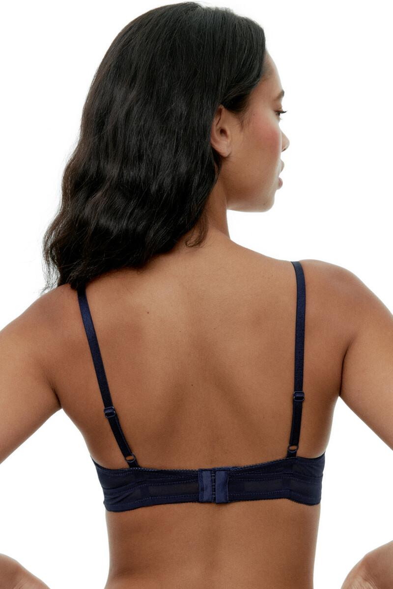 women'secret Bralette Triangular Niki - Navy Blue Rebajas de fábrica