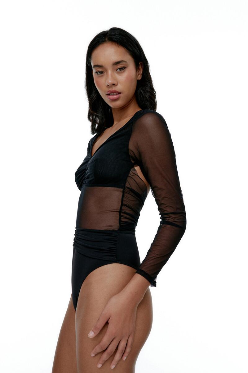 women'secret Body Long sleeve Diana - Black Envío internacional gratuito