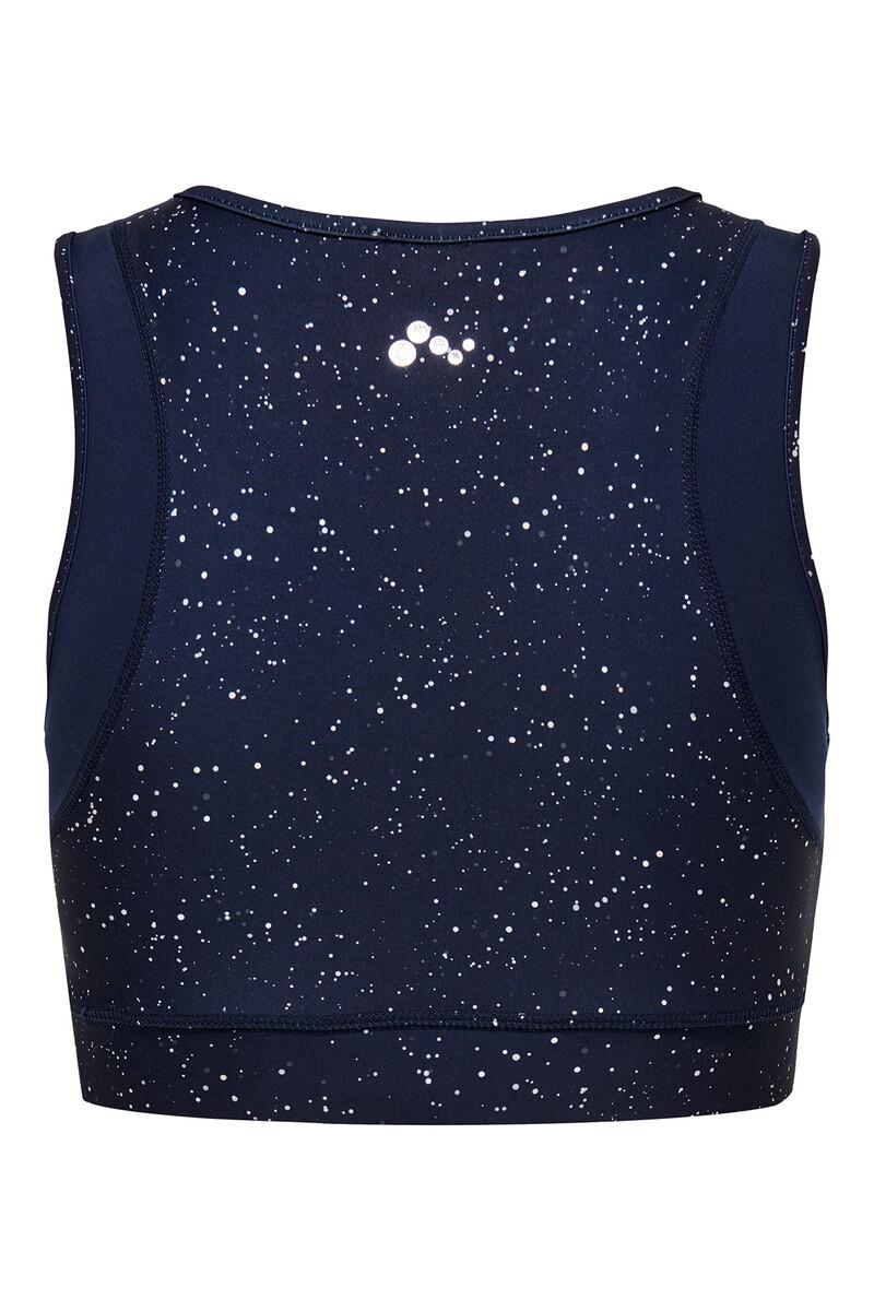 women'secret Sujetador deportivo con efecto metálico color azul marino Devoluciones gratuitas