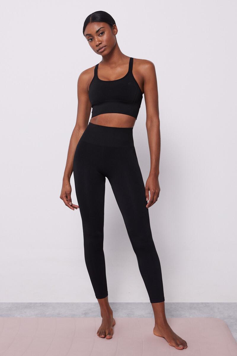 women'secret Sujetador deportivo negro Seamless Comfort Rebajas