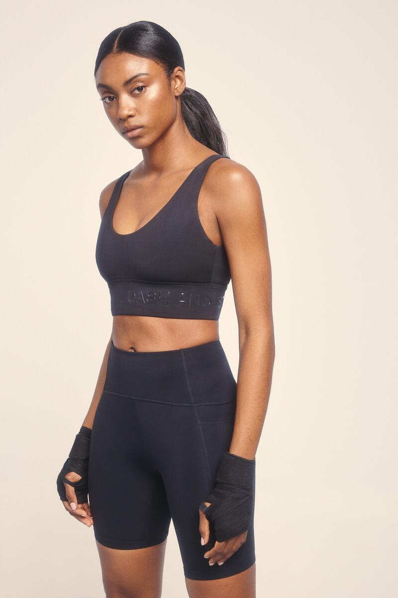 women'secret Sujetador deportivo negro 4D Strecht Rebajas online