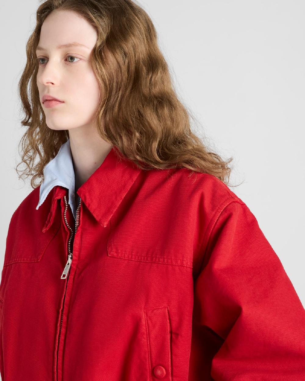 Prada Chaqueta de lona En oferta