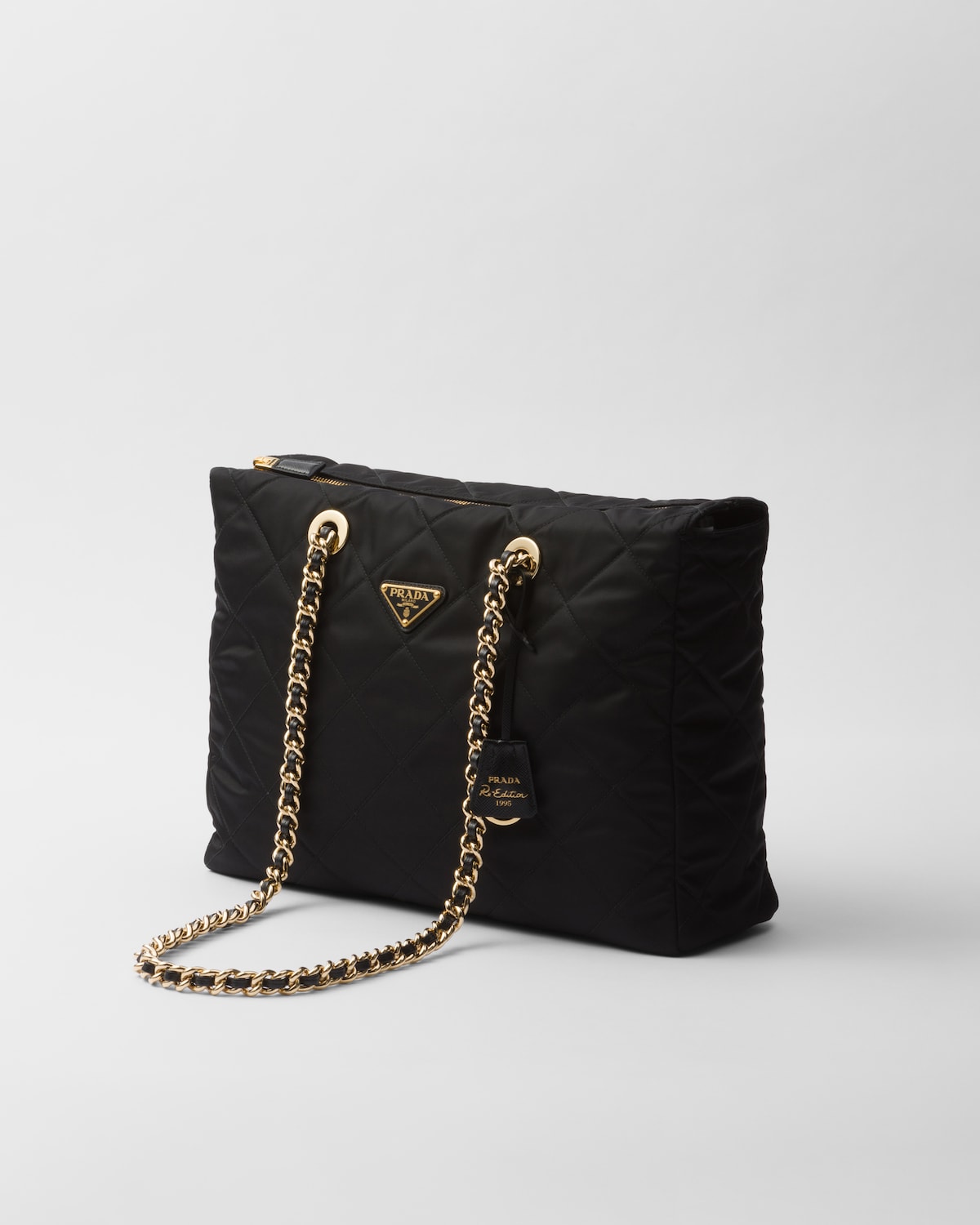 Prada Bolso Prada Re-Edition 1995 Chaîne de Re-Nylon grande Libre de impuestos