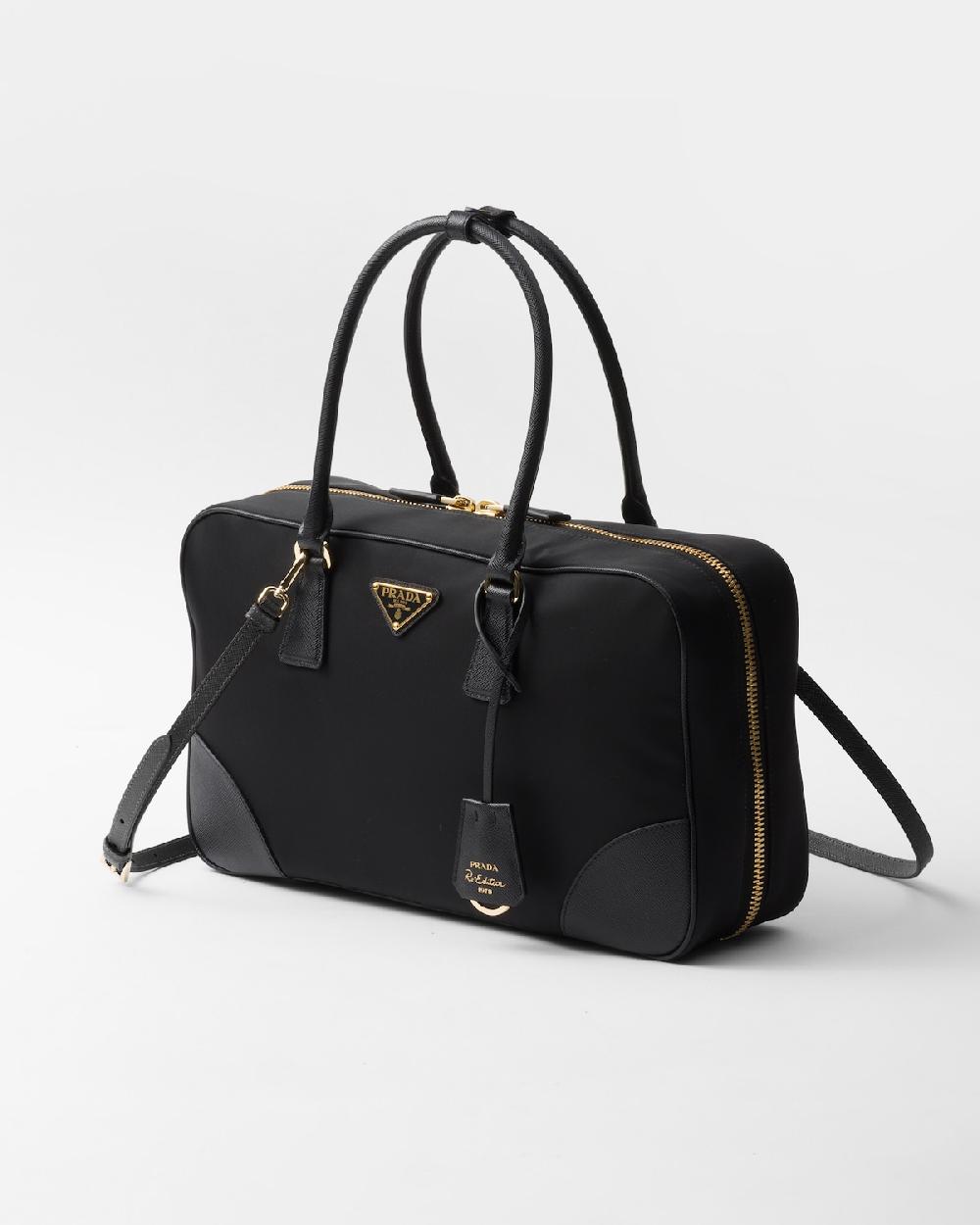 Prada Bolso Prada Re-Edition 1978 de Re-Nylon y piel Saffiano con dos asas grande 2025