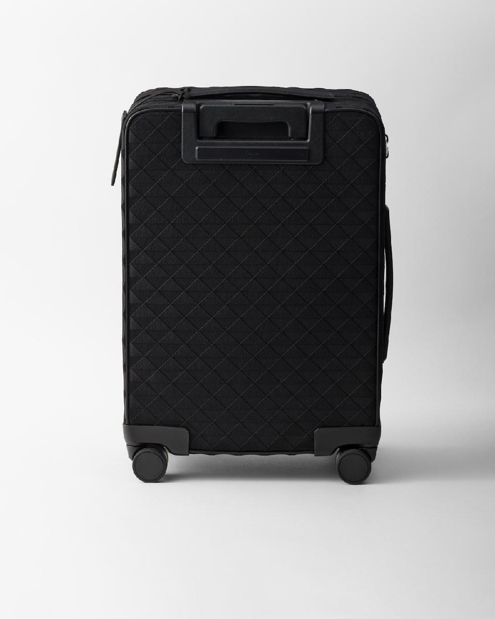 Prada Trolley de tela bordada Gran oferta