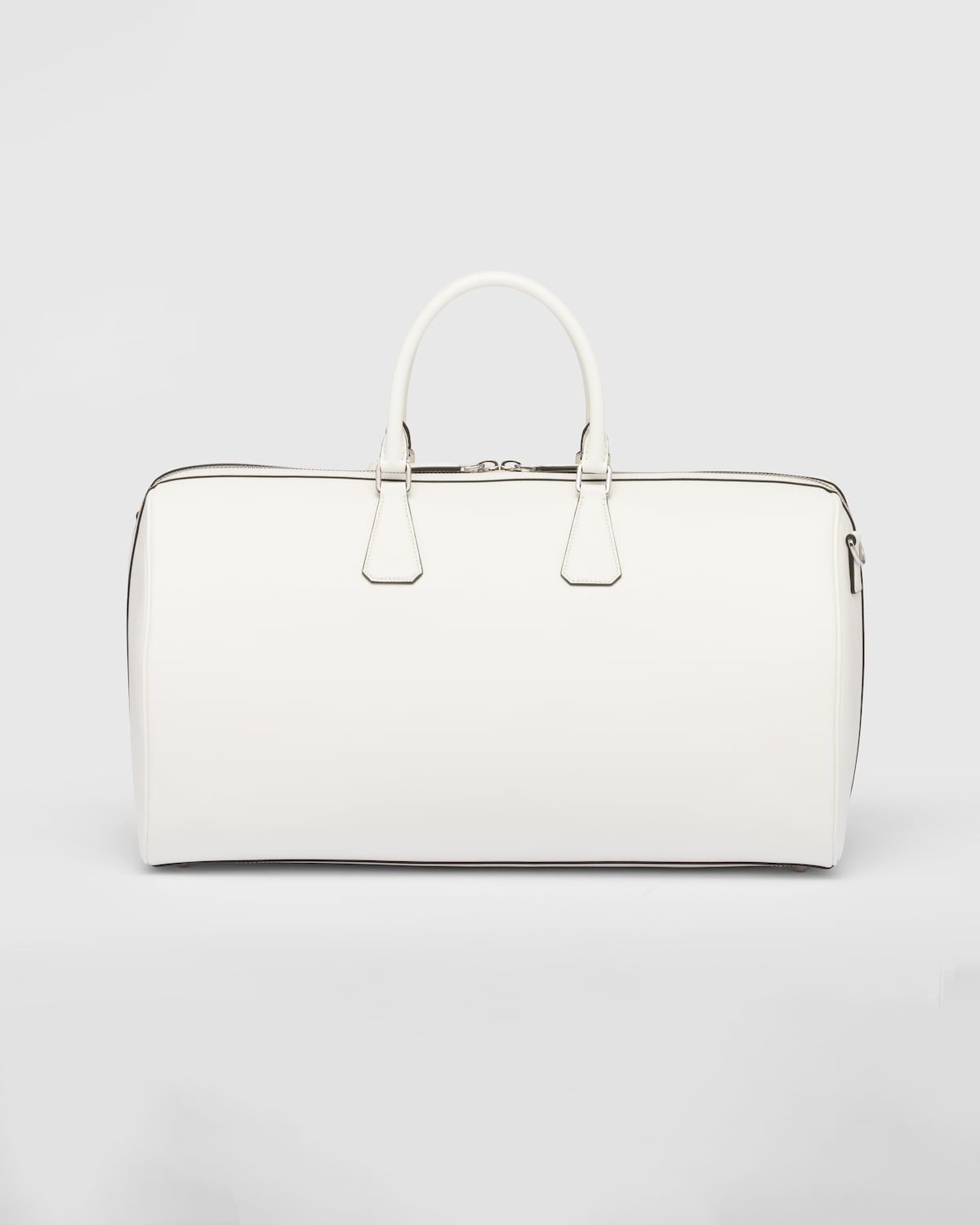 Prada Bolsa de lona en piel Saffiano Descuento