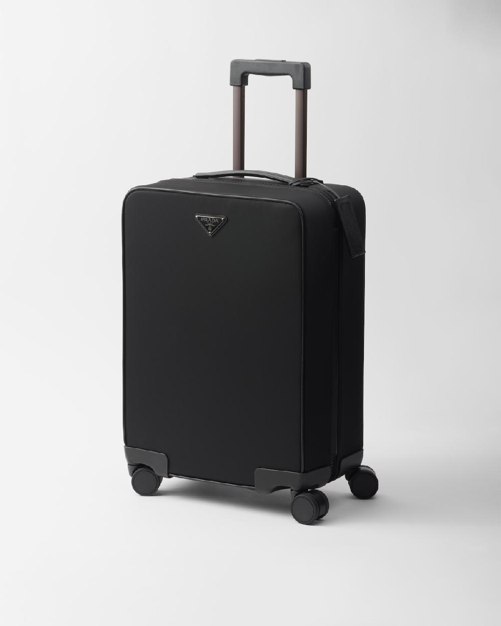 Prada Trolley de Re-Nylon y piel Saffiano Tienda